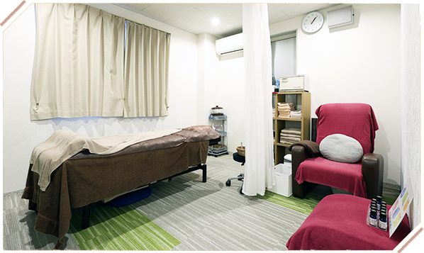 完全個室のアロマルームで、心も体も癒される贅沢な時間をお過ごし下さい。